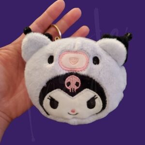 Kuromi Plush Wallet Keychain